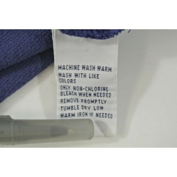 Polo Ralph Lauren Shirt Navy Blue w/ Red Collar RLPC Crest Custom Fit Mens Small - Picture 10 of 10